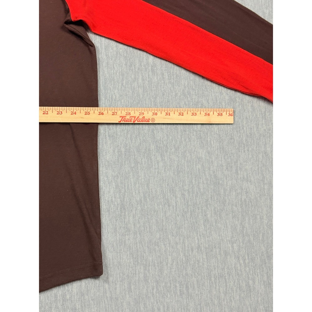 Fanatics Cleveland Browns Shirt Mens XXL Brown Orange Est 1946 NFL Long Sleeve - Picture 9 of 10
